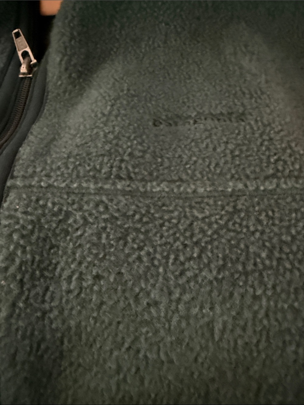 Patagonia Synchilla Light Forest Green Zip-Up Fleece Vest - Picture 7 of 7